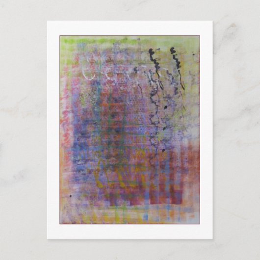 Carte postale violette (Devant)