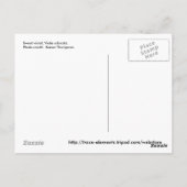 Carte postale violette (Dos)