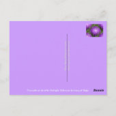 Carte postale violette - MS JOH 2011 (Dos)