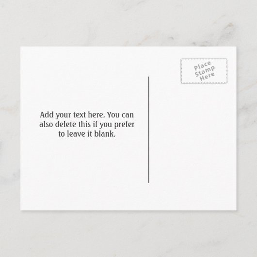 Carte postale violette pour réserver la date (Dos)