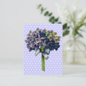 Carte Postale Violettes vintages (Debout devant)