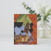 Carte Postale Violin and Playing Cards on a Table (Debout devant)
