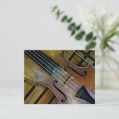 Carte Postale Violon (Debout devant)