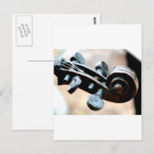 Carte Postale Violon (Devant / Derrière)