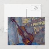 Carte Postale Violon, 1918 (Devant / Derrière)