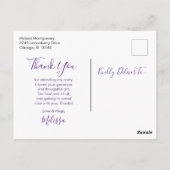 Carte Postale Violon, Chaussures de ballet, et papillons (Dos)