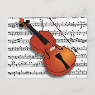 Carte Postale Violon Lover_