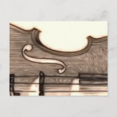 Carte Postale Violon, Viola, Cello ? (Devant)