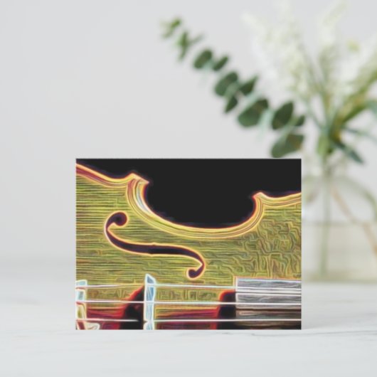 Carte Postale Violon, Viola, Cello ? (Debout devant)