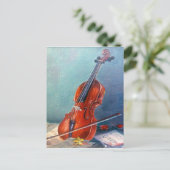 Carte Postale Violon/Violon (Debout devant)