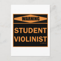 Violoniste étudiant