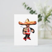 Carte Postale violoniste mexicain (Debout devant)