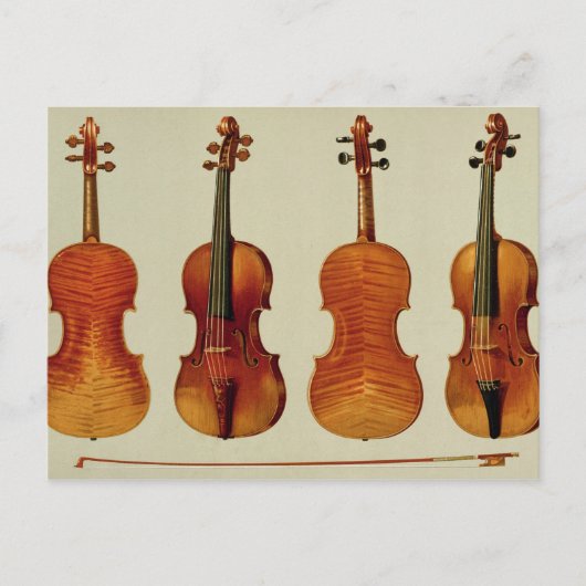 Carte Postale Violons (LtoR) : l'Alard d'Antonio Stradivariu (Devant)