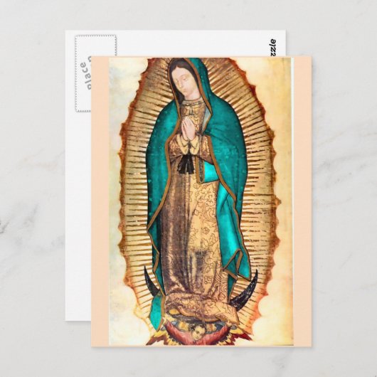 Carte Postale Virgen de Guadalupe (Devant / Derrière)