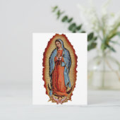 CARTE POSTALE VIRGEN DE GUADALUPE COLECTION (Debout devant)