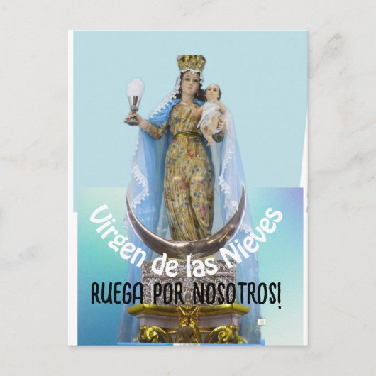 Carte Postale Virgen de las Nieves (Devant)