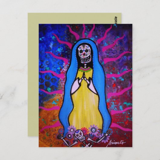 CARTE POSTALE VIRGEN GUADALUPE (Devant / Derrière)
