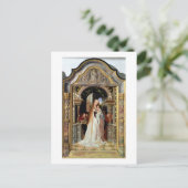 Carte Postale Virgin and Child with Three Angels, panel central (Debout devant)