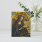 Carte Postale Virgin Enthroné, Le Retable De Gand (Debout devant)