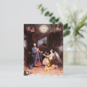 Carte Postale VIRGIN ET ANNONCE ANGEL Détail (Debout devant)