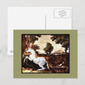 Carte Postale Virgin et la licorne (Devant / Derrière)