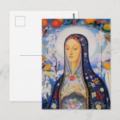 Carte Postale Virgin - Joseph Stella (Devant / Derrière)