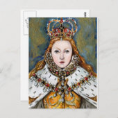 Carte postale Virgin Queen (Devant / Derrière)