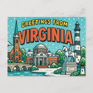 Carte postale VIRGINIA