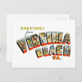 Carte Postale Virginia Beach (Devant / Derrière)