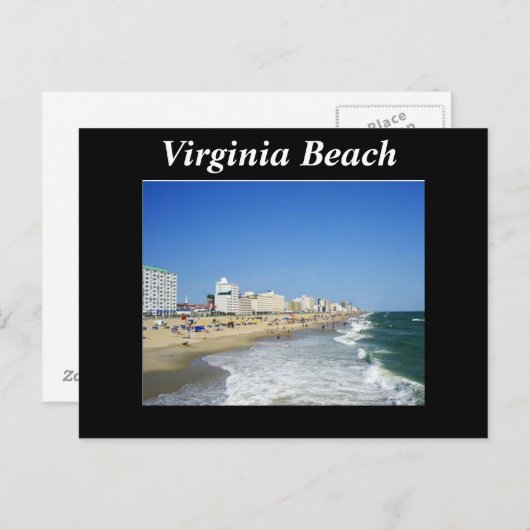 Carte postale Virginia Beach (Devant / Derrière)