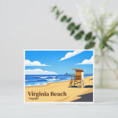 Carte Postale Virginia Beach (Debout devant)