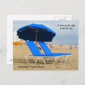 Carte postale Virginia Beach Await (Devant / Derrière)
