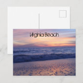 Carte Postale Virginia Beach Sunrise (Devant / Derrière)