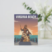 Carte Postale Virginia Beach Travel (Debout devant)