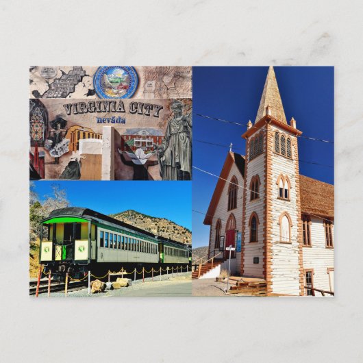 Carte postale Virginia City, Nevada (Devant)