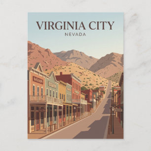 Carte Postale Virginia City Nevada