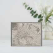 Carte Postale Virginia Colony Antique Map par le Capt John Smith (Debout devant)