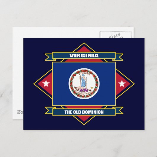 Carte Postale Virginia Diamond (Devant / Derrière)