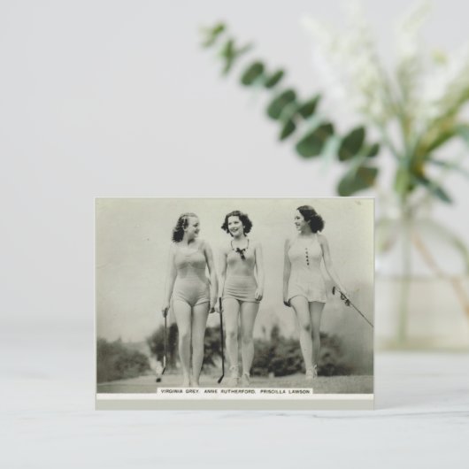 Carte Postale Virginia Grey, Anne Rutherford, Priscilla Lawson (Debout devant)