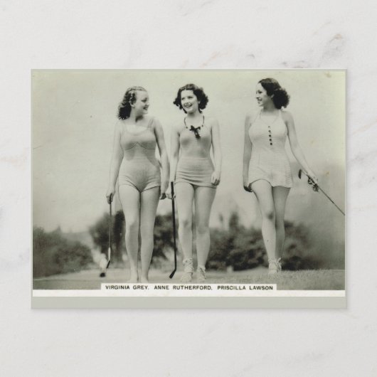 Carte Postale Virginia Grey, Anne Rutherford, Priscilla Lawson (Devant)