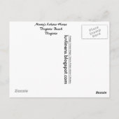 Carte Postale Virginia, Marty's Lobster House, Virginia Beach (Dos)