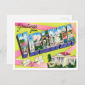 Carte postale Virginia Vintage Big Letters (Devant / Derrière)