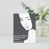 Carte Postale Virginia Woolf (Debout devant)