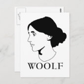 Carte Postale Virginia Woolf (Devant / Derrière)