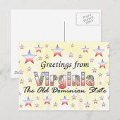 Carte Postale Virginie (Devant / Derrière)