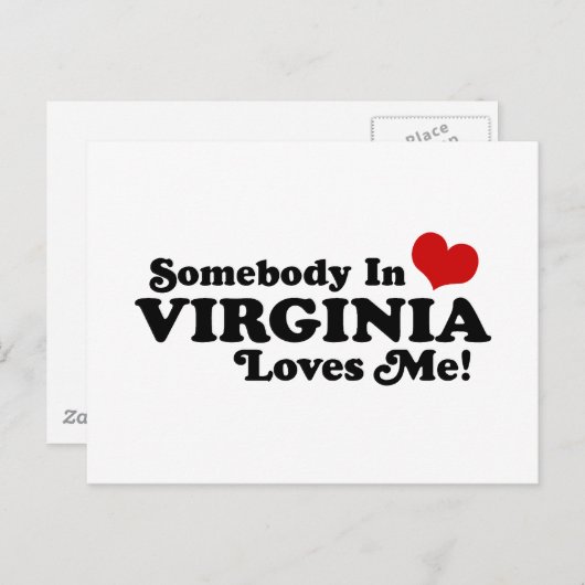 Carte Postale Virginie (Devant / Derrière)