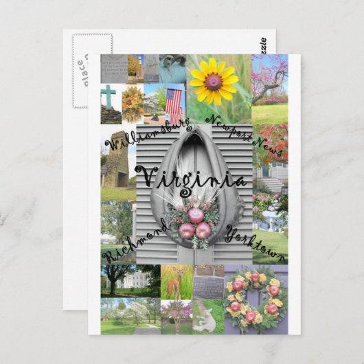 Carte Postale virginie (Devant / Derrière)