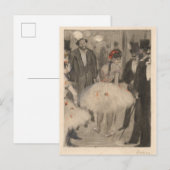 Carte Postale Virginie et Marquis Cavalcanti (Devant / Derrière)