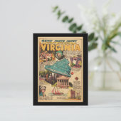 Carte Postale Virginie, l'Ancien Dominion (Debout devant)