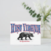 Carte Postale Virginie-Occidentale (Debout devant)